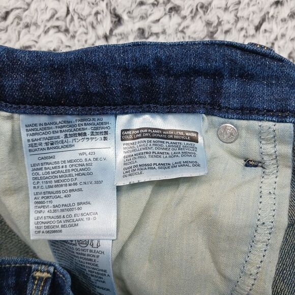 Levi 515 Boot Cut Red Tab Strech Denim Jeans/ Pant Woman's size 16 - Picture 14 of 15